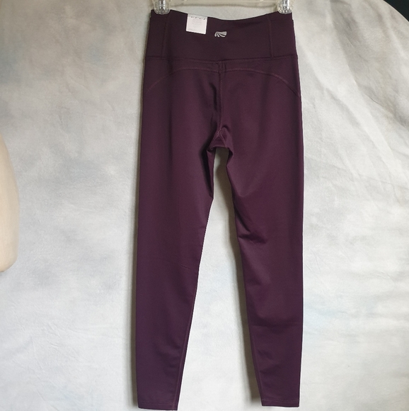 Marika Wild Plum Chill-Tek Soft Fleece Lined Active High Waist Active Leggings S - Picture 3 of 16